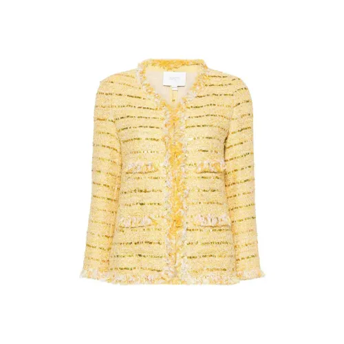 GIAMBATTISTA VALLI SS24 Куртки и Пальто Женские Желтые