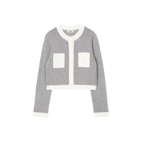 SANDRO Серый Женские Трикотаж