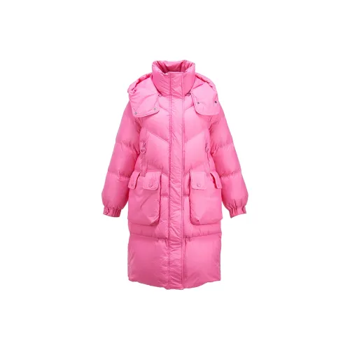 XIANGYING Plum Красный Женская Пуховая Куртка