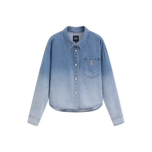 GAP Средняя стирка Женские рубашки