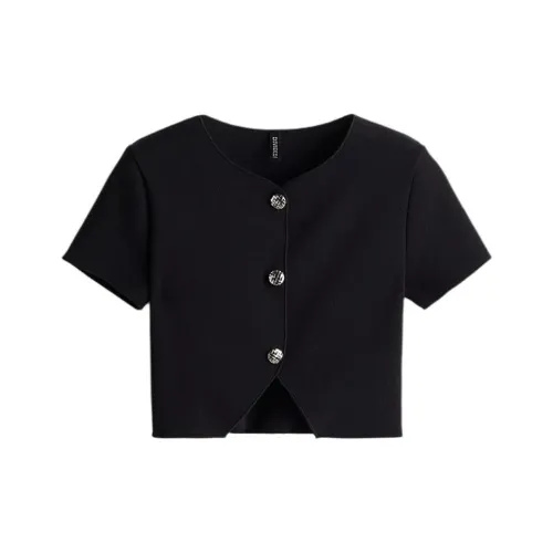 H&M Черный Женский Трикотаж