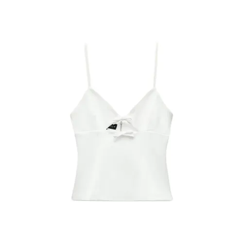 ZARA Белые Женские Камисоли
