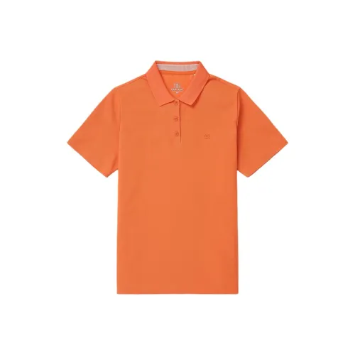 KOLON SPORT Поло Женское Оранжевое