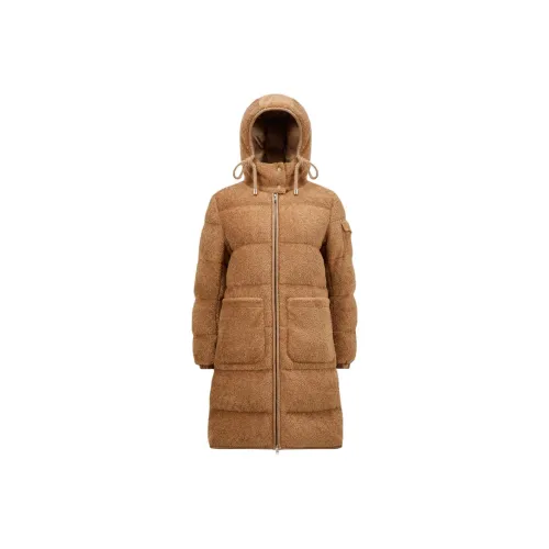 Moncler Down Jacket Женские Camel Beige
