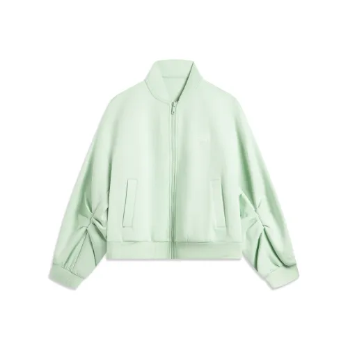 LINING Sports Life Collection Куртки Пальто Женские Ледяной Fat Зеленый