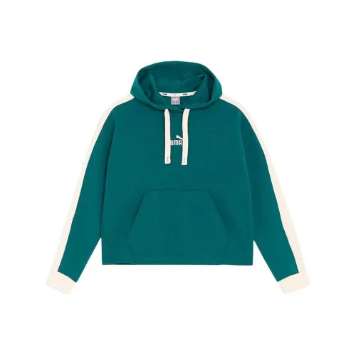 PUMA CORE HERITAGE Зеленый Женские Свитшоты