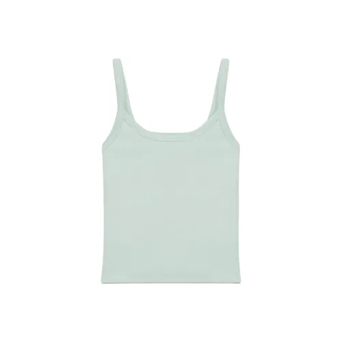 Aritzia TNA HomeStretchTM Майка с круглым вырезом Tank Top Женский Аквамарин Зеленый Аквамарин Зеленый