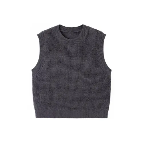 Pit Круглый вырез Художественный стиль Трикотаж Женский Темно-серый