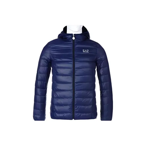 ARMANI JEANS Синие Женские Пуховики