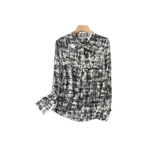 Корейский стиль рубашка женский экрю