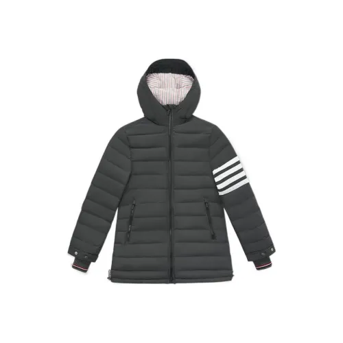 THOM BROWNE· FW22 Пуховик Женский Средний Серый