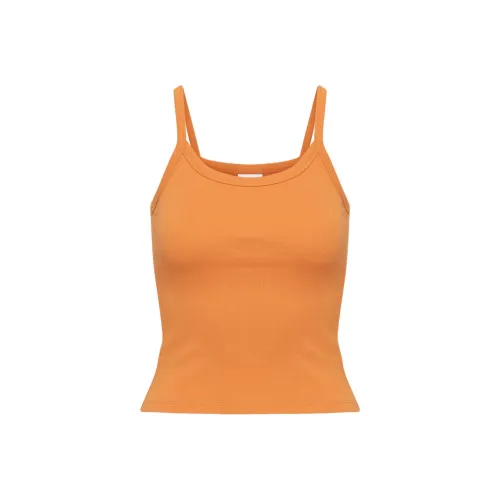 Aritzia TNA HomeStretchTM Майка с круглым вырезом Tank Top Женский Гелиолит Апельсин Гелиолит Апельсин