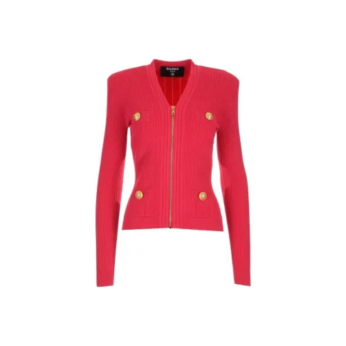 BALMAIN Красные Женские Куртки
