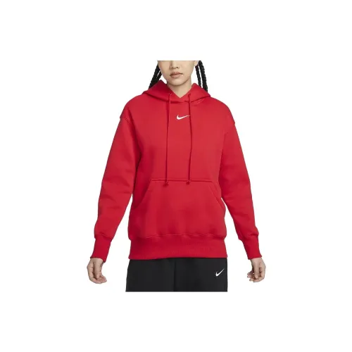 Nike Год дракона CNY Collection FW23 Спортивная одежда Phoenix Fleece Толстовка Женская Красная