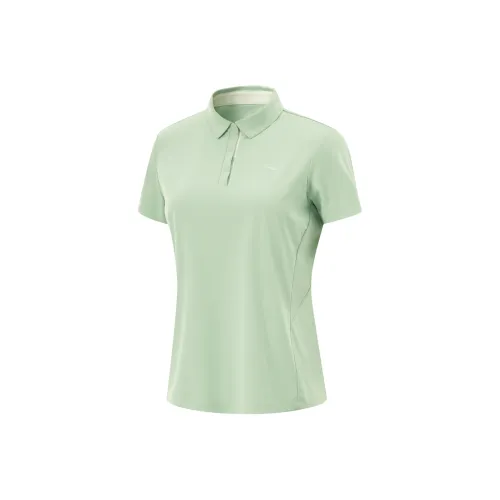LINING Fitness Series Tallow Зеленый Женские Поло