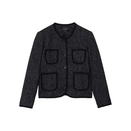 VILAN Куртки и Пальто Женские Ночной Черный