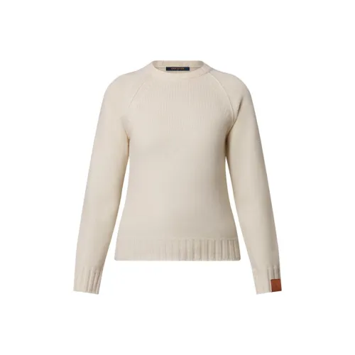 LOUIS VUITTON SS25 Кашемир Свитер Женский Светлый Умбра