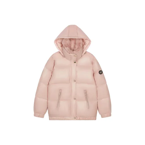 Michael Kors Светло-розовые Женские Пуховики