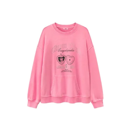 CHUU Фуксия Женские Свитшоты