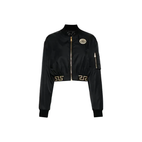 VERSACE SS24 Куртки Пальто Женские Черный