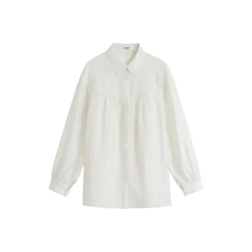 Inman Рубашка Женская Жемчужно-Белая