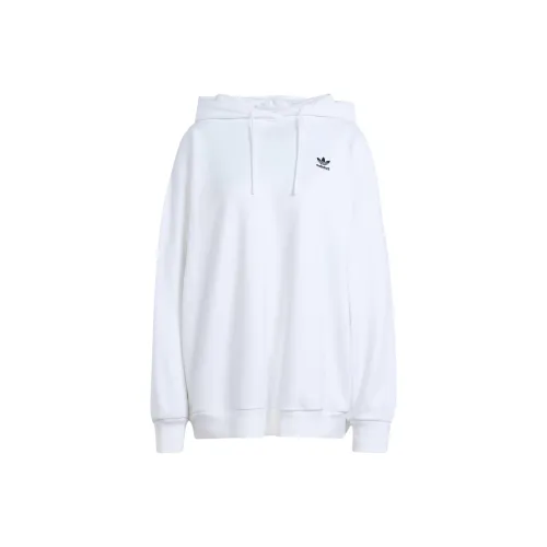 Adidas Originals Trefoil OVERSIZED Hoodie Толстовка Женская Белая