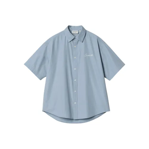 Carhartt WIP SS24 W' S S Jaxon Рубашка Женская Матовая Синяя
