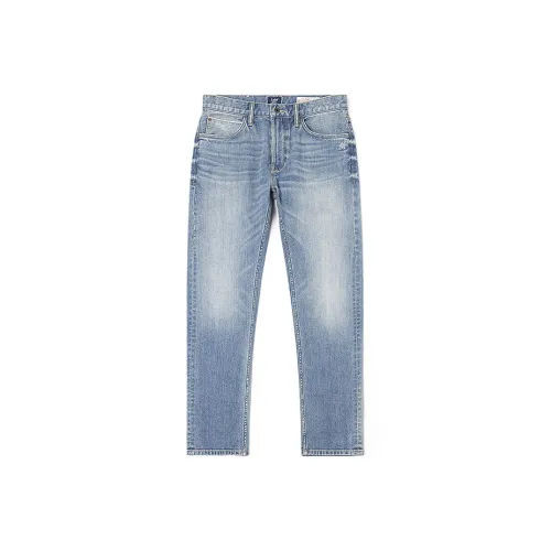 Lee совместный бренд модель Джинсы Мужские Винтажный Светло-Синий