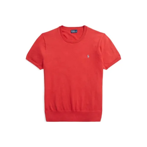 Polo Ralph Lauren SS24 Трикотаж Женский Postal Красный