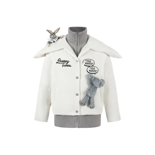 13 DEMARZO 13DEMARZO X LOONEY TUNES LOONEY TUNES 23SS Коллекция Hare Collaboration Пуховик Унисекс