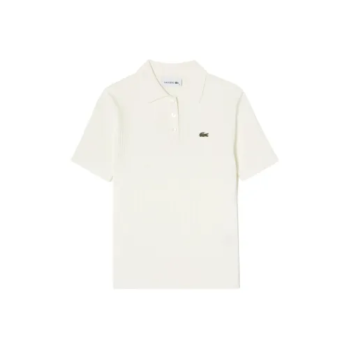 LACOSTE Поло Женское Белое