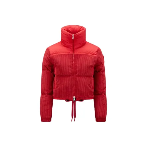 Moncler Темно-красные Женские Пуховики