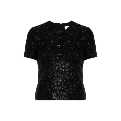 Self Portrait T-Shirt Женская Черная