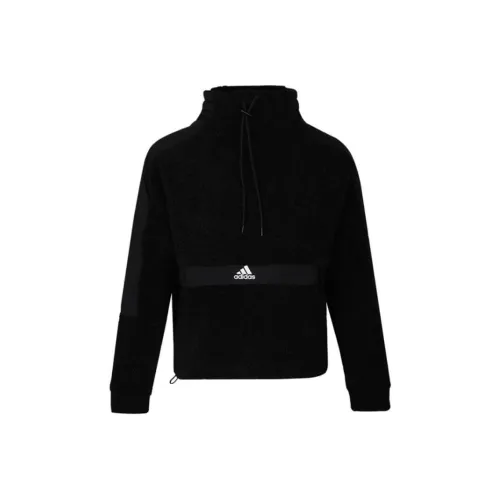 Adidas High Neck Sweat Толстовка Женская Черная