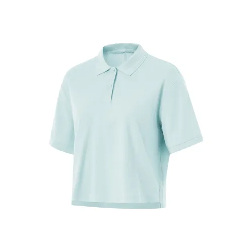 Лайкра Fitness Series Поло Женское Светло-Синий