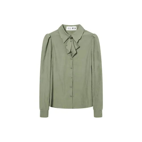 Pit Зеленые Женские Рубашки