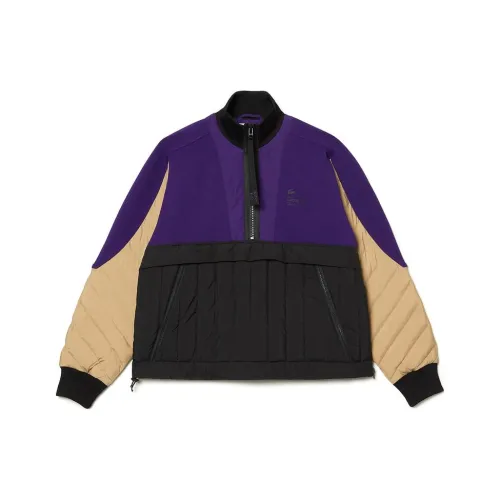 LACOSTE Черно-фиолетовый Многоцветный Женские Куртки
