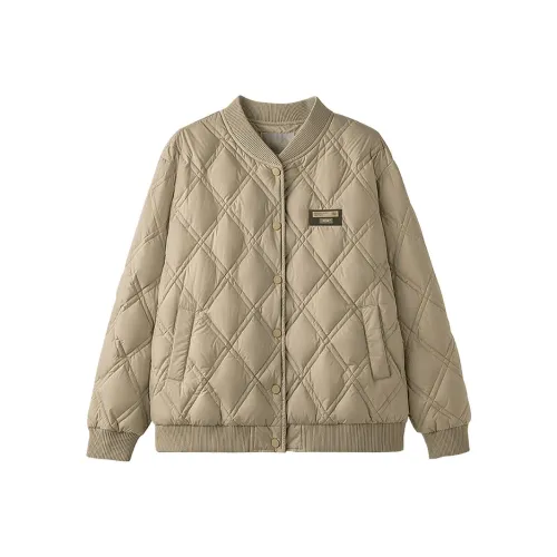 Cypress House Пуховик Женские Хаки