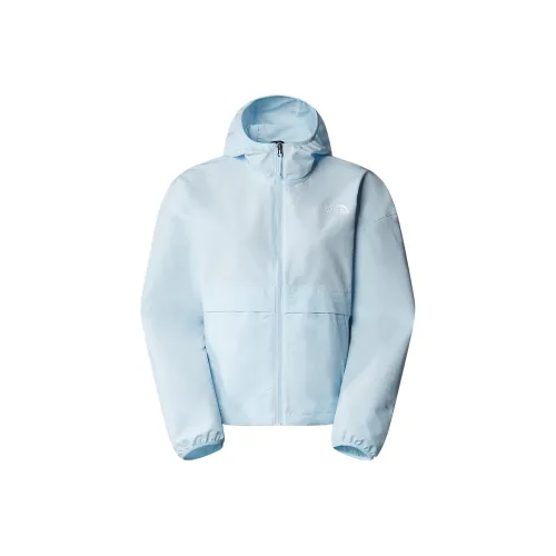 The North Face Женские TNF EASY Ветер С капюшоном Full ZIP Куртка Куртки Пальто Женские Синий