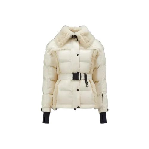 Moncler Grenoble Белая Женская Пуховая Куртка