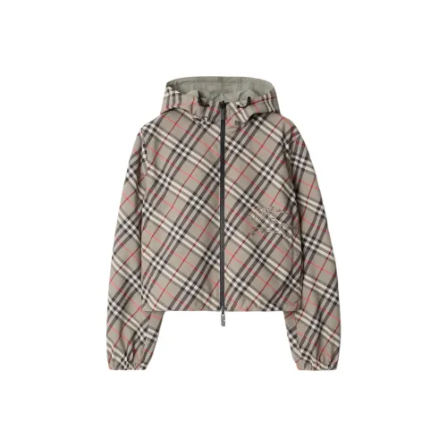 Burberry SS25 Куртки и Пальто Женские Светло-фиолетовый Серый