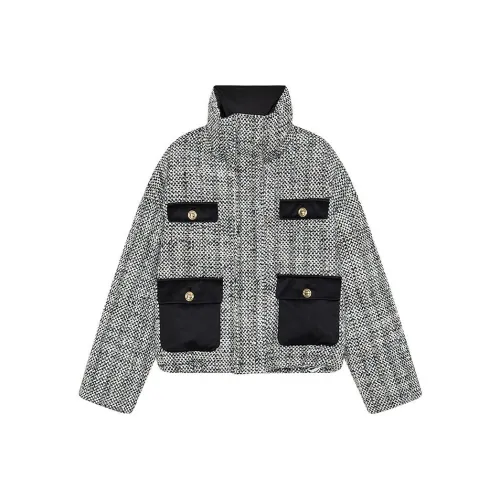 DKNY Пуховик Женские Черный Цвет