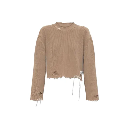 MM6 MAISON MARGIELA Трикотаж Женский Бежевый