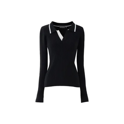 SOON FLOWER Трикотаж Женский Черный