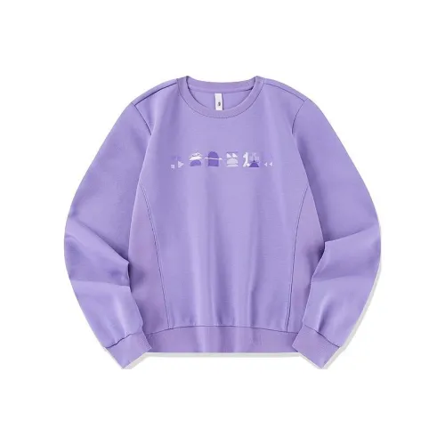 QIAODAN Толстовка Женская Индиго Трава Фиолетовый