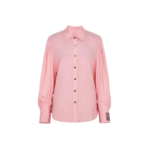 XG Светло-розовый Женские Рубашки