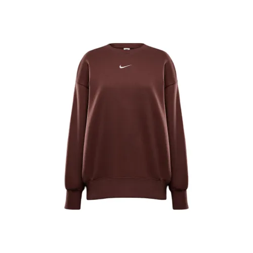 nike Sportswear Phoenix FleeceSwoosh FW24 Толстовка Женская Красный Коричневый