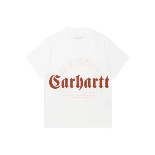 Carhartt WIP W' S S FW24 Рукав с оборванным плечом T-рубашка Женская Белая