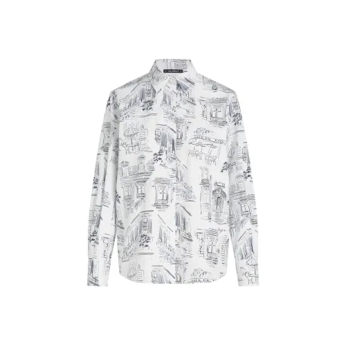 Karl Lagerfeld SS25 Рубашка Женская Белая