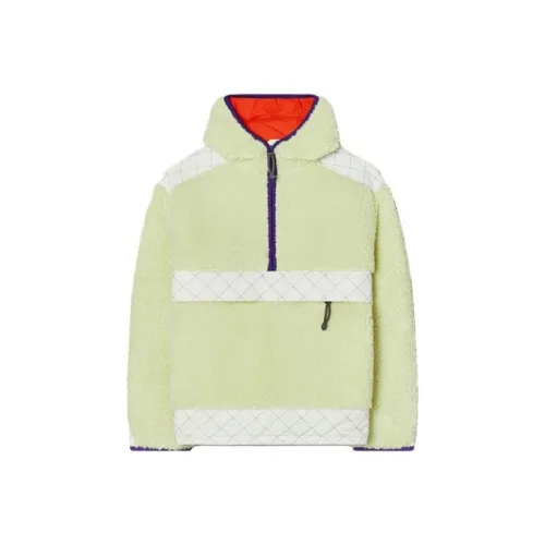 Tory Burch FW22 Куртки и Пальто Женские Светло-Зеленый